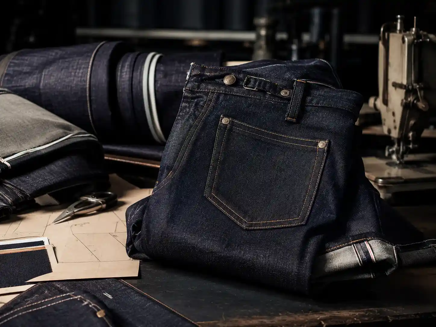 Denim jeans manufactured for brand and private-label collections